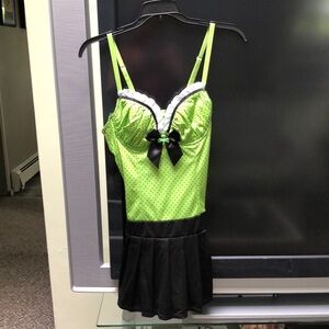 Leg Avenue Irish Dress Costume Sz Jr Medium EUC